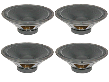 4 x Eminence DELTA 15 4ohm 15" 400watt Speakers - BUNDLE DEAL